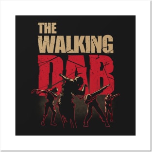 Dabbing Walking Dab Zombie T-shirt Creme Posters and Art